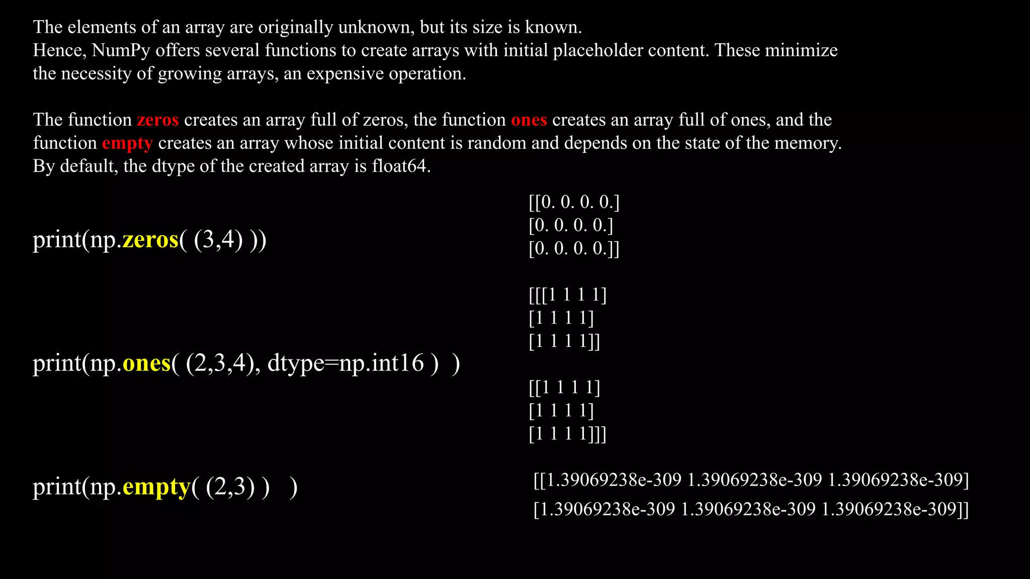 NUMPY | PPT