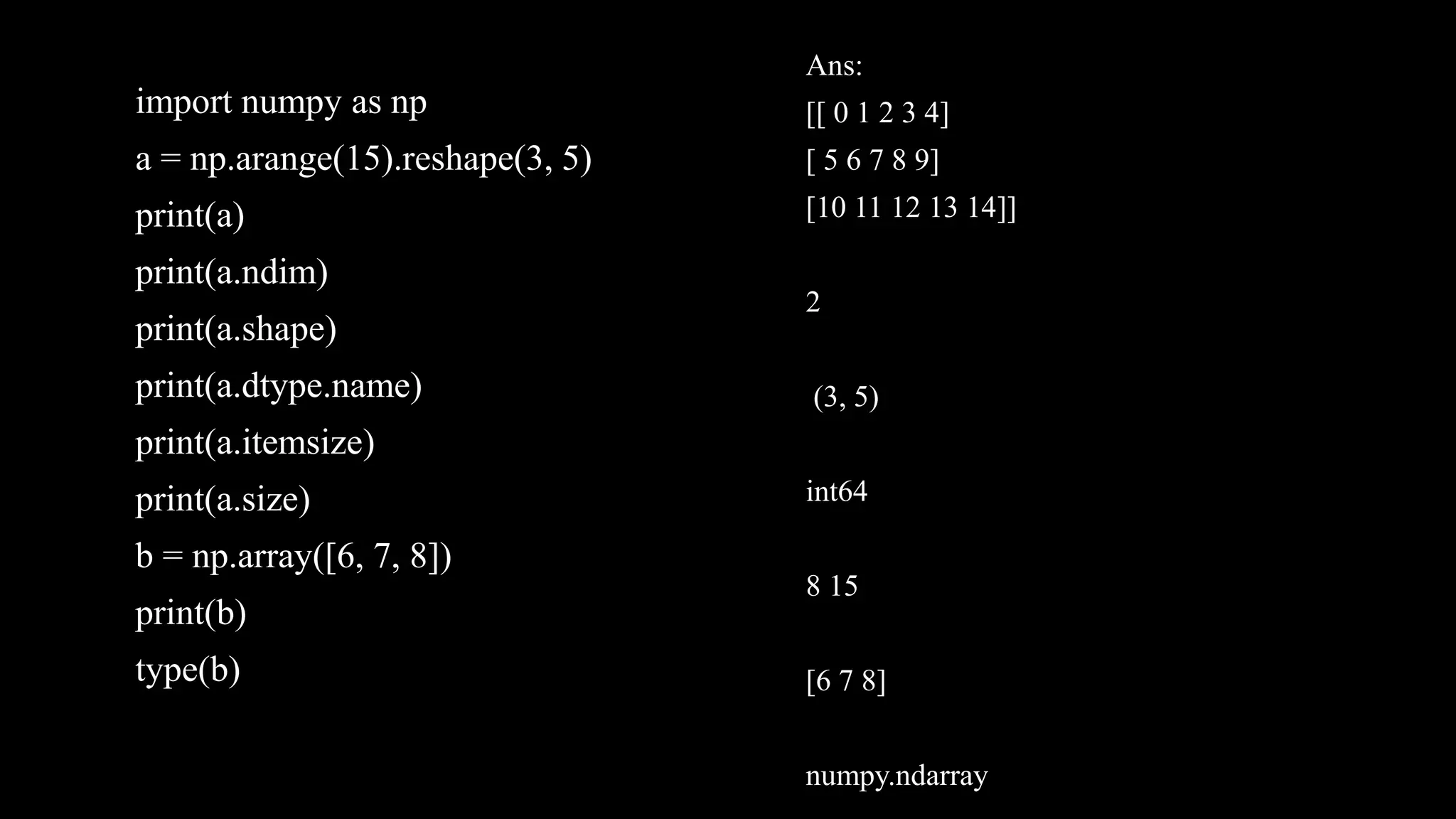 NUMPY | PPT
