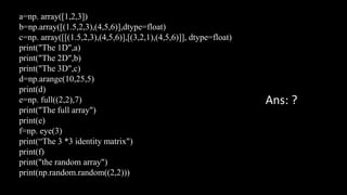 NUMPY | PDF