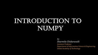 NUMPY | PPT