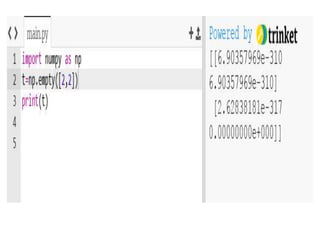 Numpy session 2 | PPT