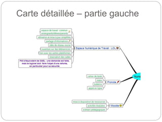Carte détaillée – partie gauche
 