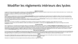 Modifier les règlements intérieurs des lycées
Règles de vie commune
L’usage des terminaux personnels mobiles numériques par les élèves est libre et autorisé dans l’ensemble des espaces du lycée, dans les couloirs et salles comme dans la cour. Il constitue, dans
bien des cas, un apport non négligeable aux apprentissages qui doit être encouragé.
On distinguera cependant, selon les lieux, des conventions d’usage différentes.
En classe
Il va de soi que les enseignements en classe nécessitent attention et disponibilité qui ne sont pas compatibles avec l’usage personnel d’un téléphone mobile. C’est la raison pour laquelle les
élèves s’abstiendront de la mise en œuvre de certaines fonctionnalités (musique, photographie, échanges téléphoniques ou par textos, échanges sur les réseaux sociaux, consultation du web,
etc.) sauf autorisation expresse du professeur responsable.
Il en va de même des ordinateurs portables et tablettes dont l’usage en classe est réservé à la seule saisie de notes. De même que pour les téléphones mobiles, les élèves s’abstiendront avec ces
outils de faire usage d’autres services, sauf s’ils sont autorisés à le faire à la demande du professeur.
Hors la classe
Dans les lieux de circulation et de détente, il est préférable que les appareils numériques de grande taille, tablettes et ordinateurs, soient rangés dans leur sacoche.
En revanche, il est permis de se servir des téléphones mobiles, des smartphones ou des baladeurs, y compris pour des usages personnels, dans le respect du voisinage et des activités
pédagogiques en cours.
Formation des élèves
Dans la majorité des cas, l’ensemble des fonctionnalités offertes par l’appareillage numérique, quel qu’il soit, contribue à enrichir la pédagogie et les apprentissages. Néanmoins, dans certains
cas, un usage excessif ou intrusif peut aboutir à dégrader sensiblement les relations dans la classe entre les élèves ou avec les adultes, professeurs ou personnels administratifs du lycée.
C’est pourquoi, avec l’aide des élus de la vie lycéenne et des représentants des parents, des temps de formation seront proposés chaque début d’année à tous les membres de la communauté
éducative pour comprendre, expliquer et intégrer les règles de vie ci-dessus. Un moment particulier sera consacré aux responsabilités de chacun pour respecter et faire respecter un certain
nombre de droits fondamentaux (image, intimité, lieux de silence et de calme, temps de concentration et de réflexion, santé…).
Mise à jour de ces règles de vie
En fin de chaque année scolaire, le bilan du bon fonctionnement de ces règles de vie commune sera fait, en liaison avec les représentants des diverses composantes de la communauté éducative,
dont les élus lycéens de la vie lycéenne et des représentants des délégués. Des propositions seront éventuellement faites pour faire évoluer ces conventions, à la lumière des usages existants et
des progrès techniques, les soumettre pour avis au Conseil de la vie lycéenne et à la commission permanente avant d’être portées au vote du Conseil d’administration.
Égalité
Pour respecter l’égalité des élèves quant aux enseignements qui leur sont dus, ceux qui en seraient dépourvus pourraient se faire prêter par le lycée, de manière non durable, des appareils
numériques du type tablette leur permettant la saisie de notes et l’accès à des documents pédagogiques en ligne.
Sanctions
Contrevenir à ces règles de vie commune expose à des sanctions prévues par ailleurs au règlement intérieur.
 