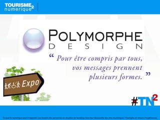 En quoi le numérique peut-il répondre aux besoins des personnes en situation de handicap dans leur découverte des sites touristiques ? Exemples et retours d’expériences.
 