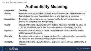 The Concept of Authenticity: What it Means to Consumers