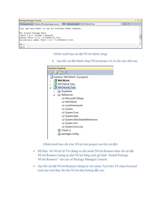 Nunit framework for .NET application | DOCX