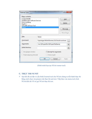 Nunit framework for .NET application | DOCX