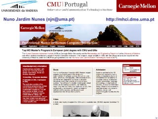 http://mhci.dme.uma.pt Nuno Jardim Nunes (njn @uma.pt) 