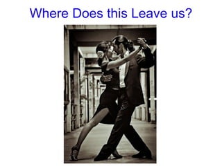 Where Does this Leave us?
 