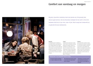 Stadswarmte. Een goede zaak | 5




Comfort van vandaag en morgen




Bij grote industriële installaties komt veel warmte vrij. Het grootste deel

daarvan gaat verloren. Via de schoorsteen verdwijnt het de lucht in of via het

koelwater komt het in een rivier, meer of plas. Nuon vangt deze restwarmte op

en gebruikt het voor stadswarmte.




Besparing                                    Comfort                                   Toekomst
In Nederland gooien we jaarlijks een         Gelukkig kan het ook anders. Bij stads-   Onze stadswarmte is moderne warmte.
hoeveelheid warmte weg die gelijk staat      warmte wordt de industriële restwarmte    Het principe past volledig in de gedachte
aan 15 miljard kubieke meter aardgas         gebruikt om woningen, bedrijven en        van outsourcing: zorgeloze warmteleve-
(bron: TU Delft). Dat is meer aardgas dan    instellingen in de omgeving te verwar-    ring waarnaar u geen omkijken hebt.
alle woningen in ons land samen per jaar     men en te voorzien van warm water.        Minstens zo belangrijk is dat we gebruik
gebruiken. Dat is niet alleen zonde. Het     Stadswarmte van Nuon is kant-en-klare     maken van duurzame warmtebronnen.
is ronduit tegenstrijdig in een maatschap-   warmte. Via een gesloten leidingcircuit   Daarmee mogen we gerust stellen dat
pij die streeft naar duurzame energieop-     ontvangt u comfortabele warmte op de      stadswarmte van Nuon comfort met
lossingen.                                   juiste temperatuur die op elk moment      toekomst is.
                                             klaar is voor gebruik.


  Stadswarmte is dus driedubbel slimme energie:

  •   Het spaart schaarse brandstof;
      er is geen aardgas meer nodig
                                             •   Het voorkomt dat warmte zomaar
                                                 in de lucht of het oppervlakte-
                                                                                       •   Het geeft een constante stroom
                                                                                           van comfortabele warmte en
                                                 water verdwijnt                           warm water voor woningen en
                                                                                           bedrijven
 