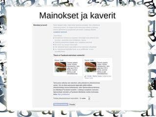 Mainokset ja kaverit
 