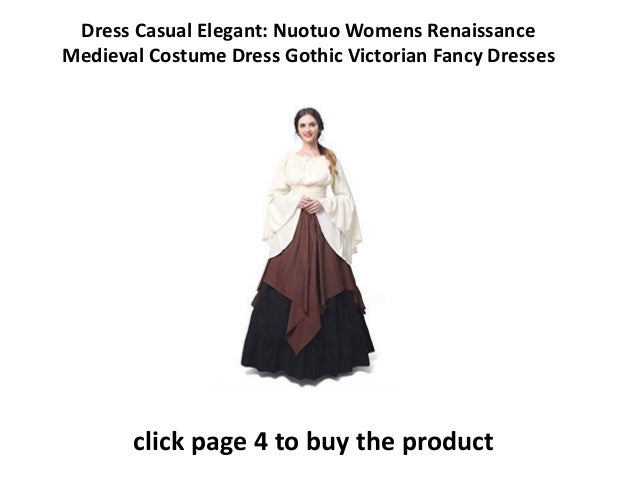Casual Elegant Wedding Dresses Nuotuo Womens Renaissance Medieval Cos