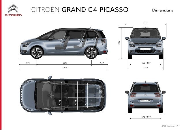 Citroen Grand C4 Picasso Scheda Tecnica 2013