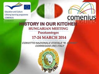 CONVITTO NAZIONALE STATALE “R. CORSO”
CORREGGIO (RE) ITALY
 