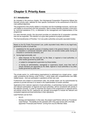 Nuovi programmi 2007/2013