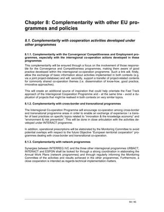 Nuovi programmi 2007/2013