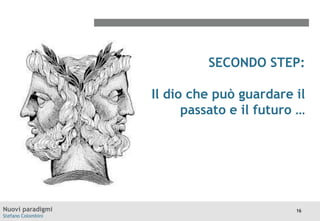 SECONDO STEP:
Il dio che può guardare il
passato e il futuro …

Nuovi paradigmi
Stefano Colombini

16

 