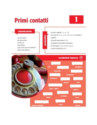 Nuovo Espresso 1 Lezione 1 with exercises and keys.pdf