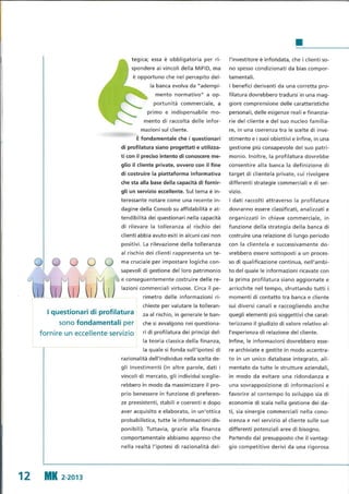 Nuovo oceano blu  del private banking