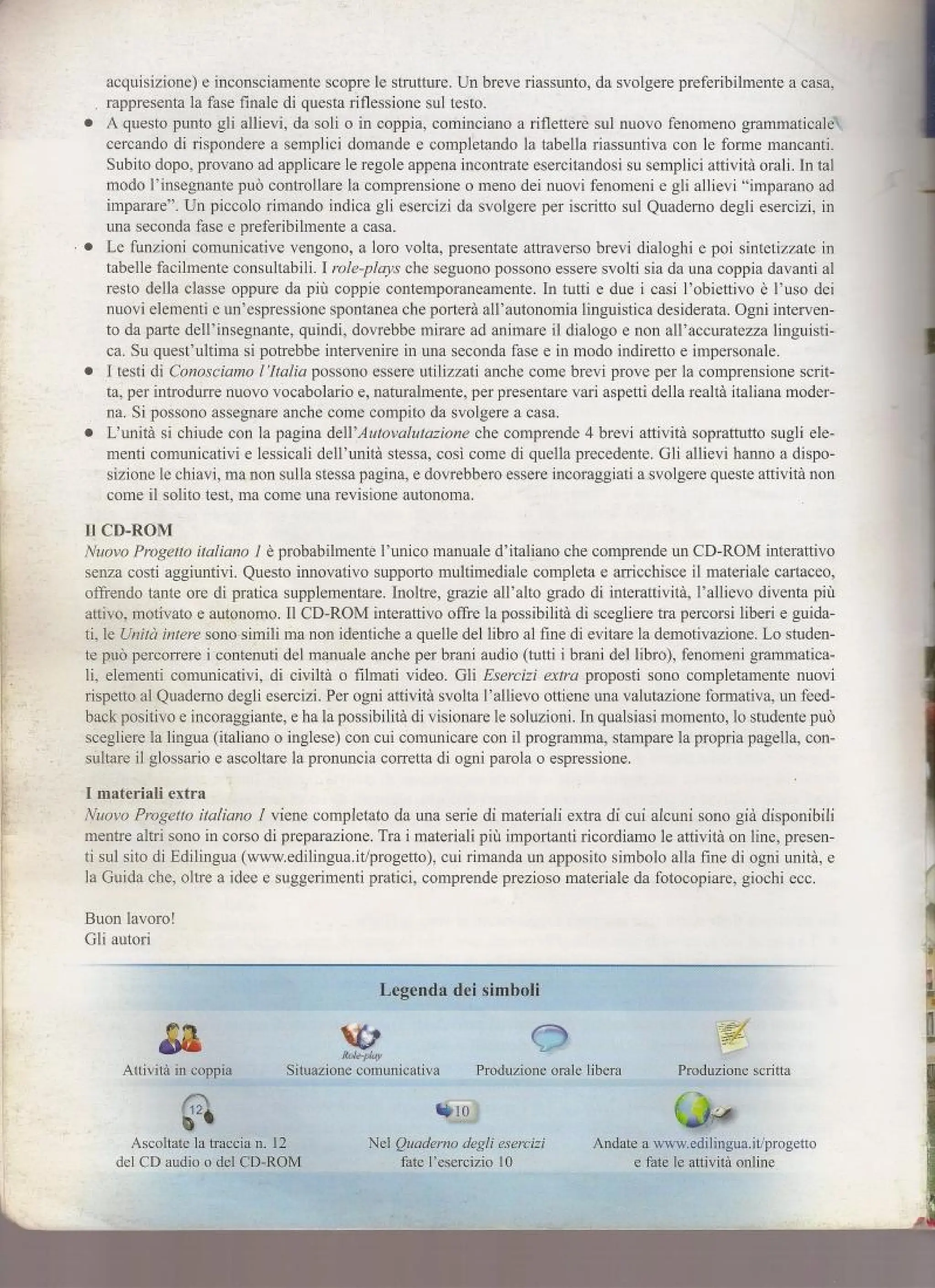 Nuovo Progetto Italiano - 1. Livello elementare. Libro dello studente ...