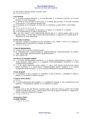 Nuovo progetto italiano libro dello studente - rispo | PDF