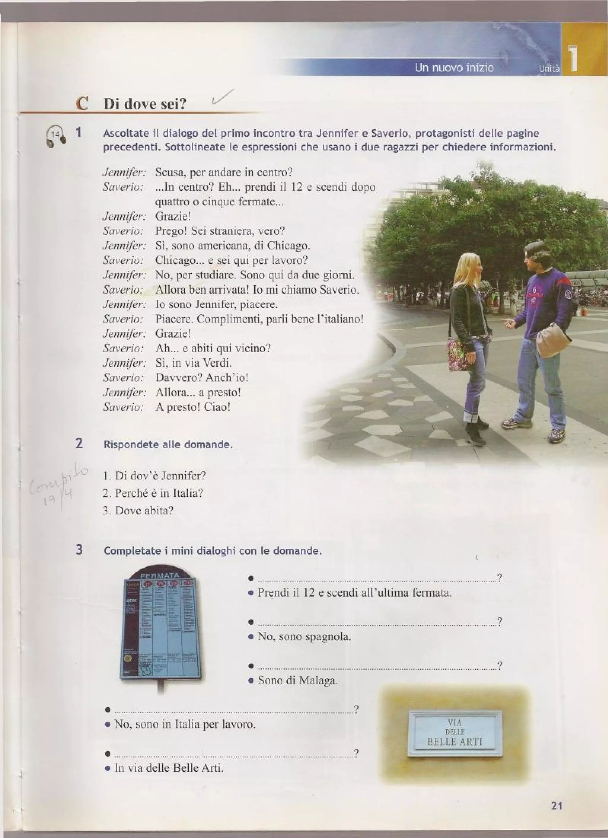 Nuovo Progetto Italiano 1 | PDF