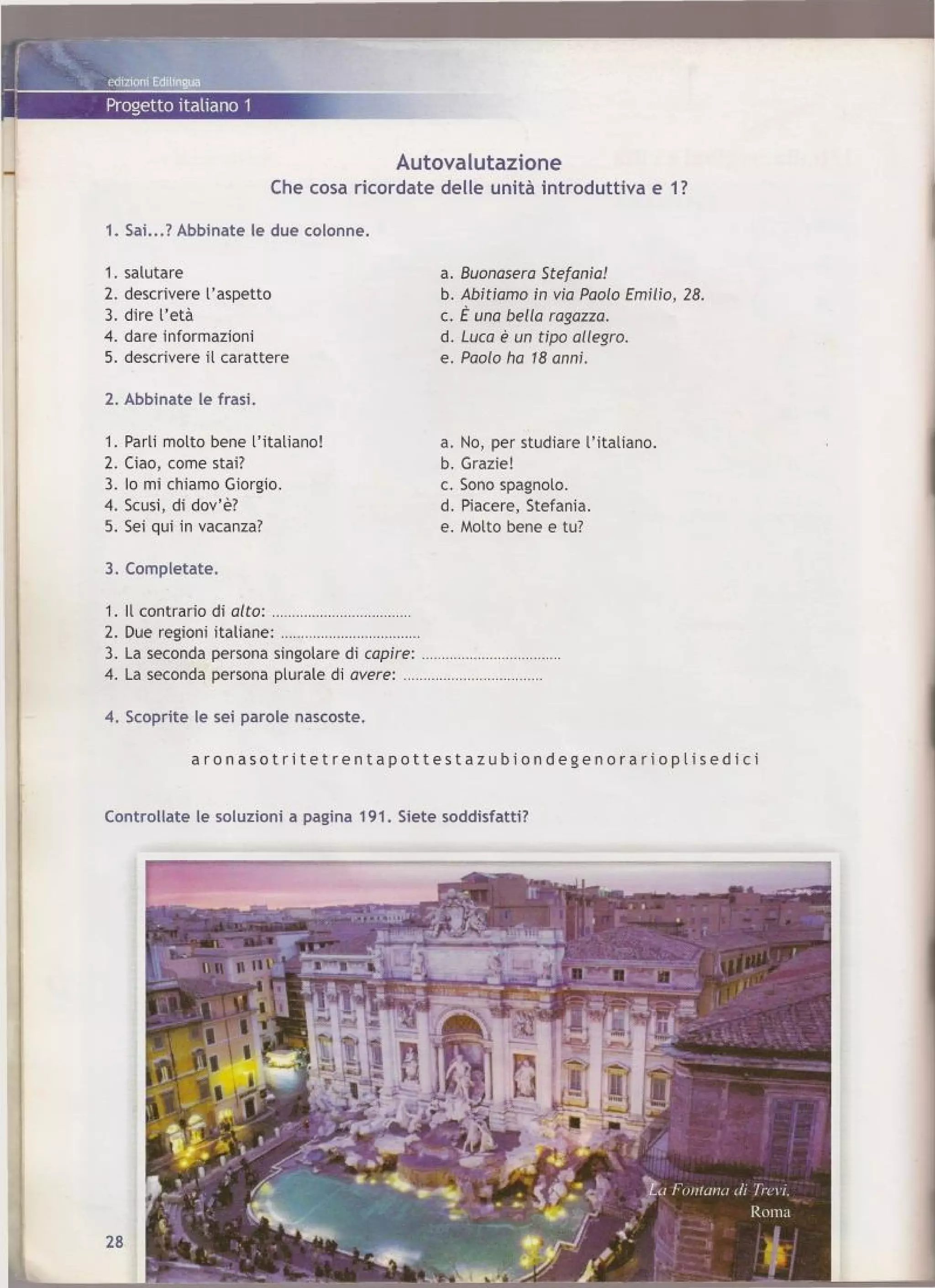 Nuovo Progetto Italiano 1 | PDF