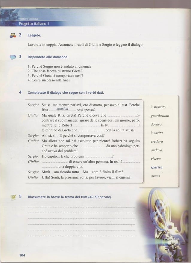 Nuovo Progetto Italiano 1 | PDF