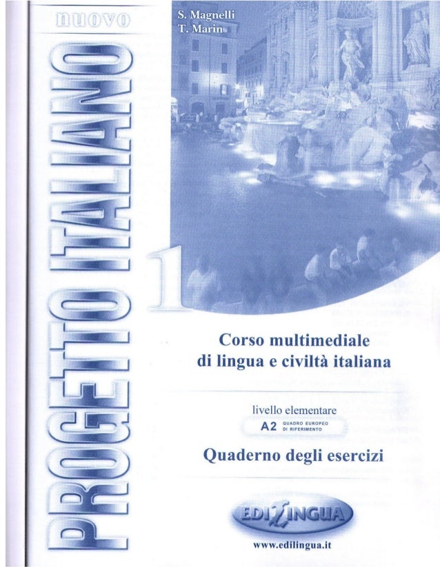 Quaderno degli esercizi - Nuovo progetto italiano 1