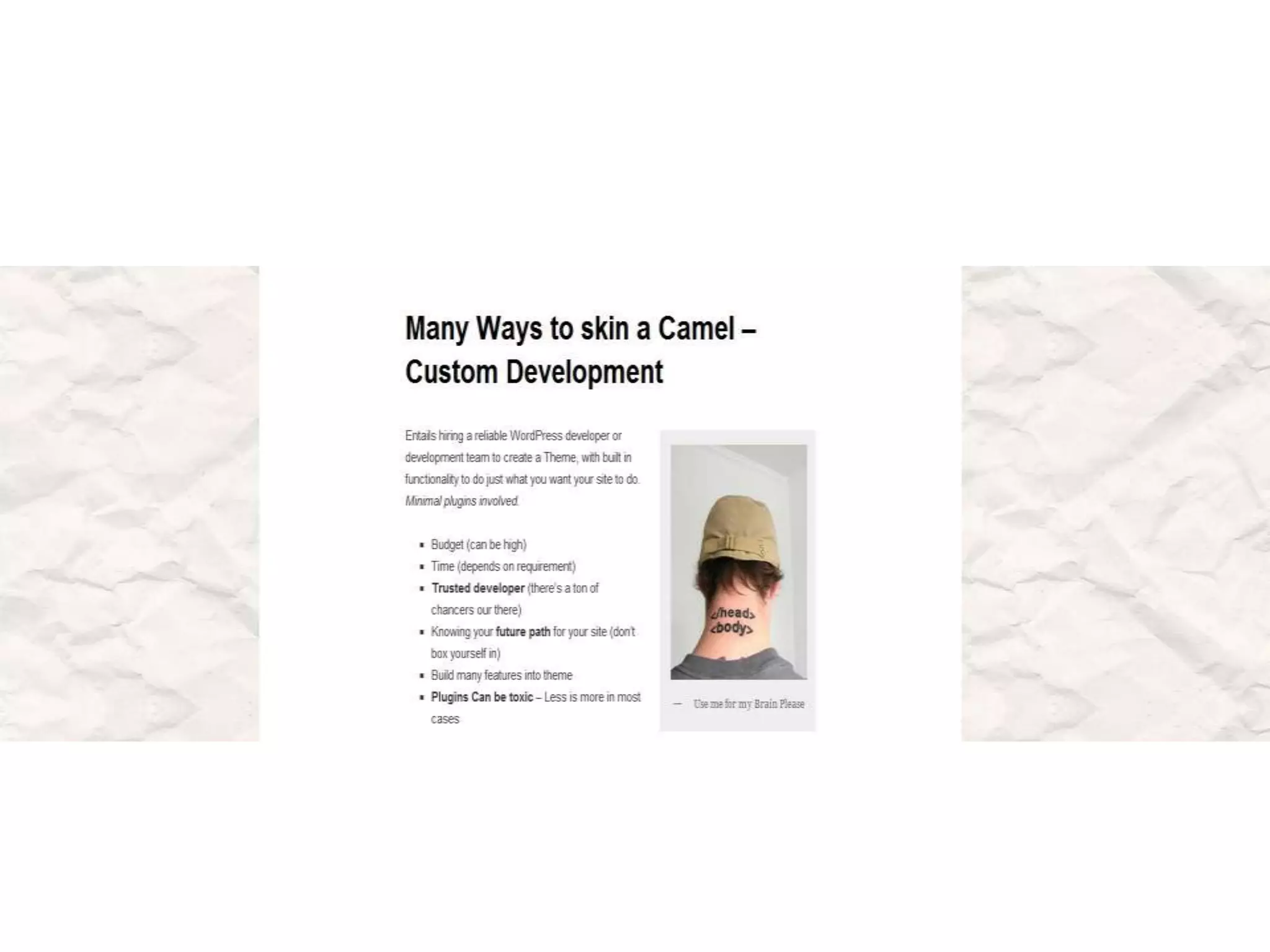 WordPress as a CMS – Why and How
