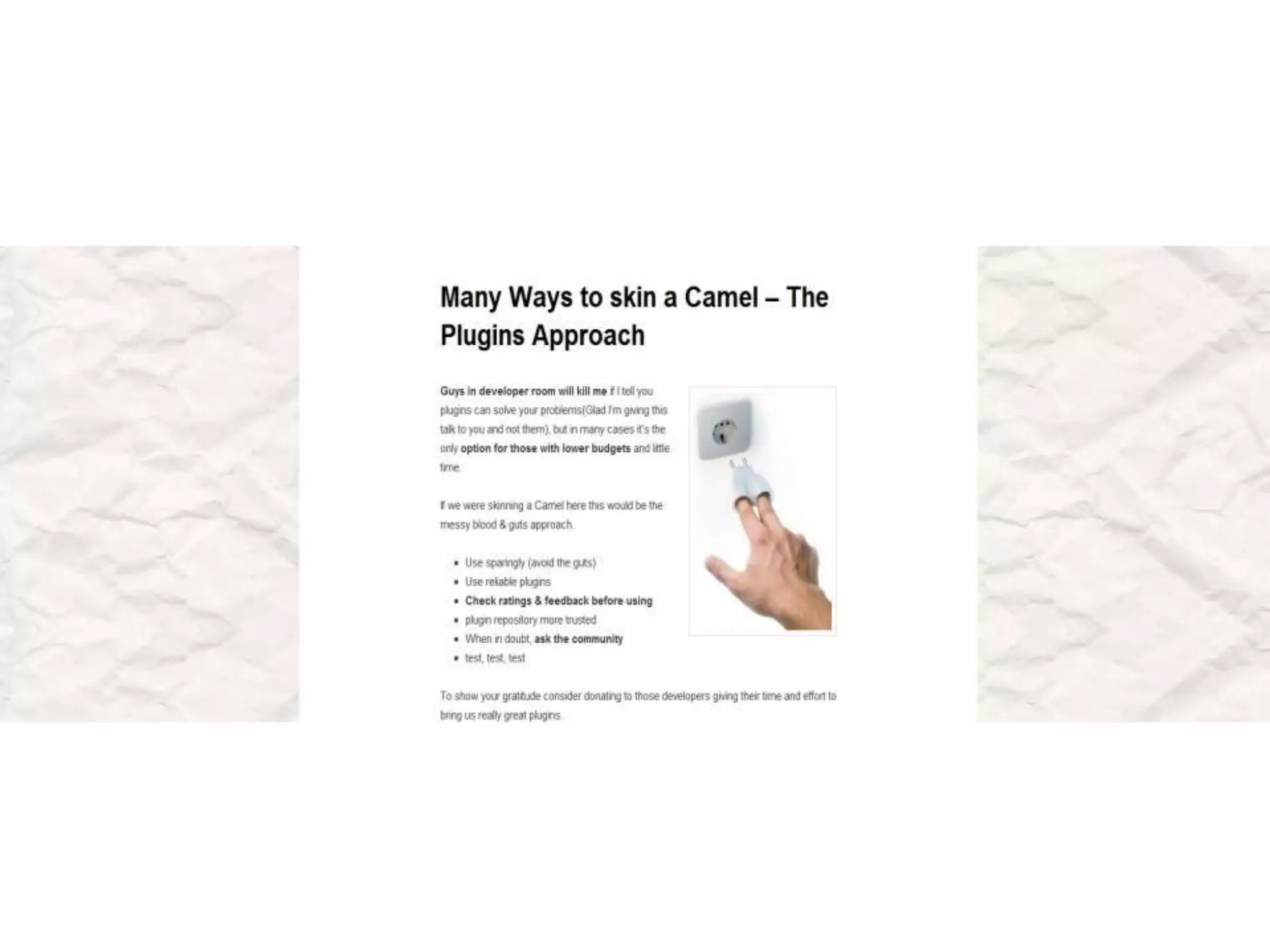 WordPress as a CMS – Why and How