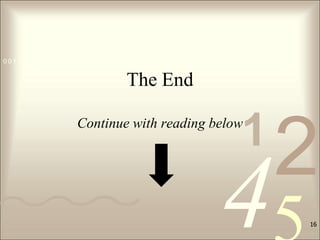 The EndContinue with reading below16