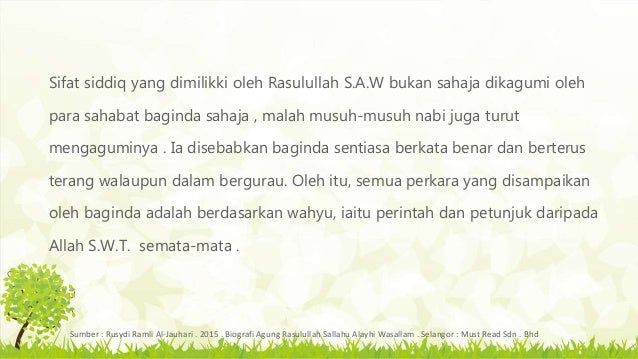 Bidang Sirah 5 2 Pendidikan Islam T1