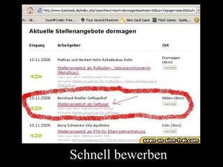 Schnell bewerben 
