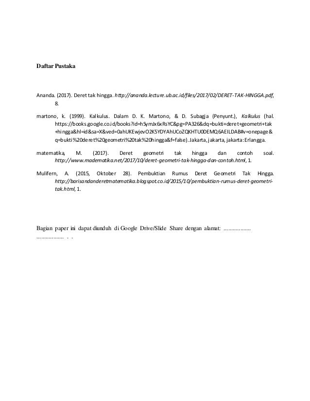 Pembuktian Rumus Deret Aritmatika Dengan