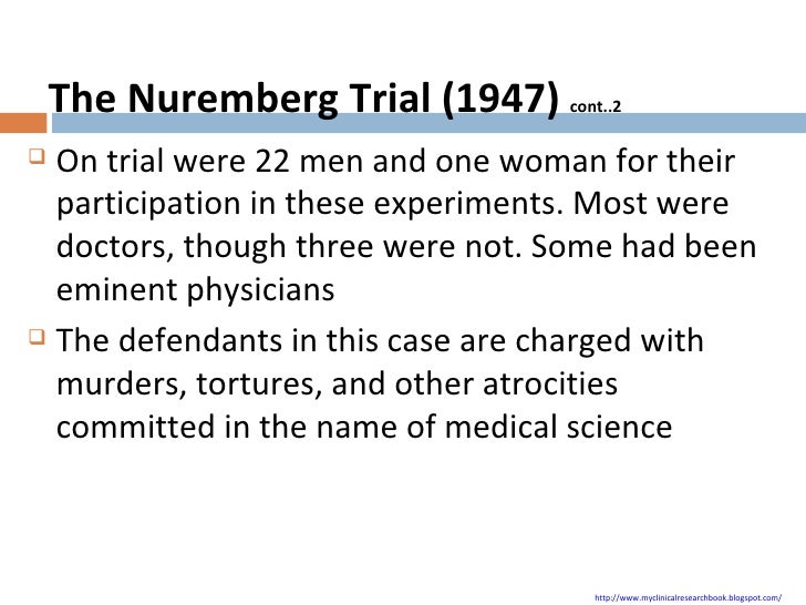 Essay nuremburg trial