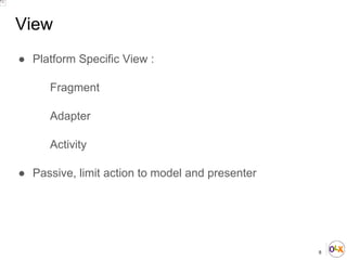 Rendra Toro - Model View Presenter | PPTX
