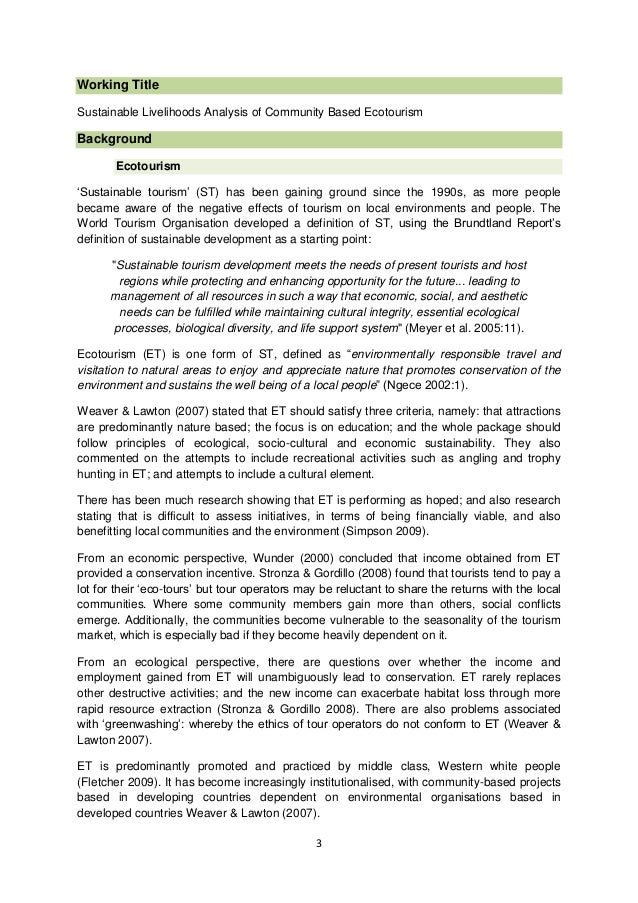 Essay about the economics ethics and opportunities of ecotourism 08 picture