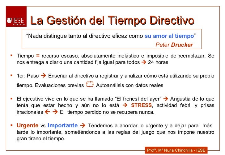 gestin del tiempo directivo 4 728