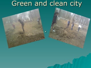 . Green and clean city 