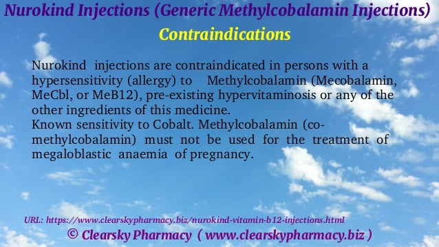Nurokind Injections (Generic Methylcobalamin Injections) | PDF