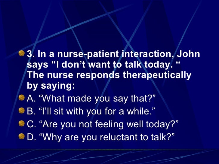 Phases Of Nurse Patient Relationship