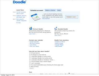 Tuesday, August 10, 2010
 