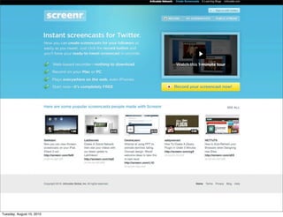 Tuesday, August 10, 2010
 