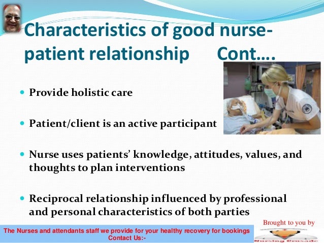 nurse patient relationship nurse patient relationship