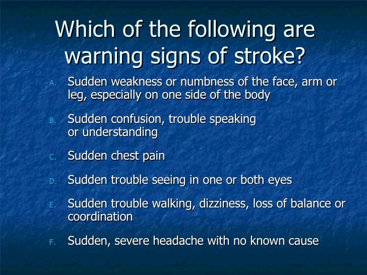 Everything About Stroke Victims