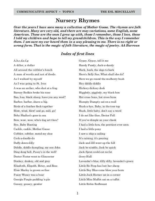 Téléchargement gratuit Images Nursery Rhymes dernière salutations