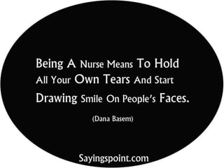 Nurses Beautiful Sayings | PPT