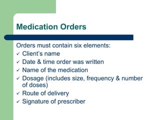 nurses responsibilities in drug admin.ppt
