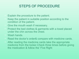 Nurses Responsibility Administering Medicine